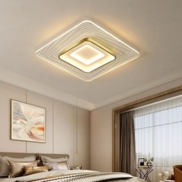 Plafoniera a filo quadrata LED 36 W 55 x 55 x 6 cm