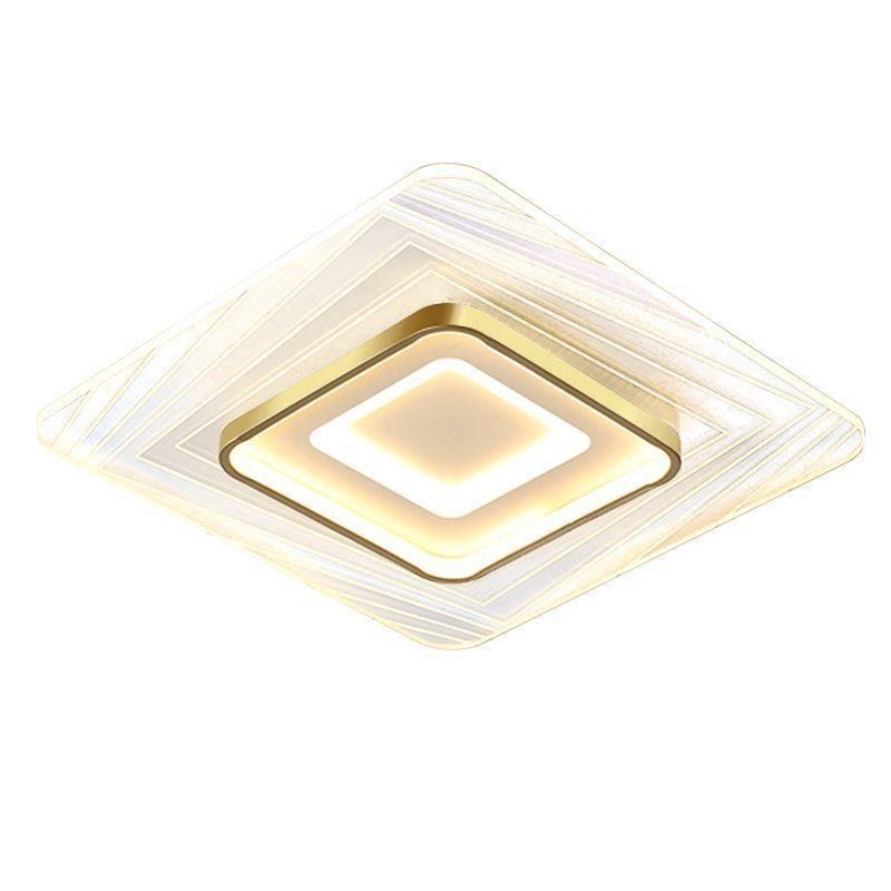 Plafoniera a filo quadrata LED 36 W 55 x 55 x 6 cm
