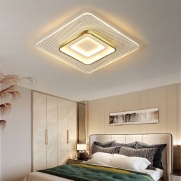 Plafoniera a filo quadrata LED 36 W 55 x 55 x 6 cm