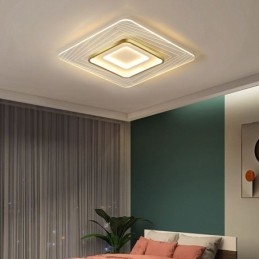Plafoniera a filo quadrata LED 36 W 55 x 55 x 6 cm