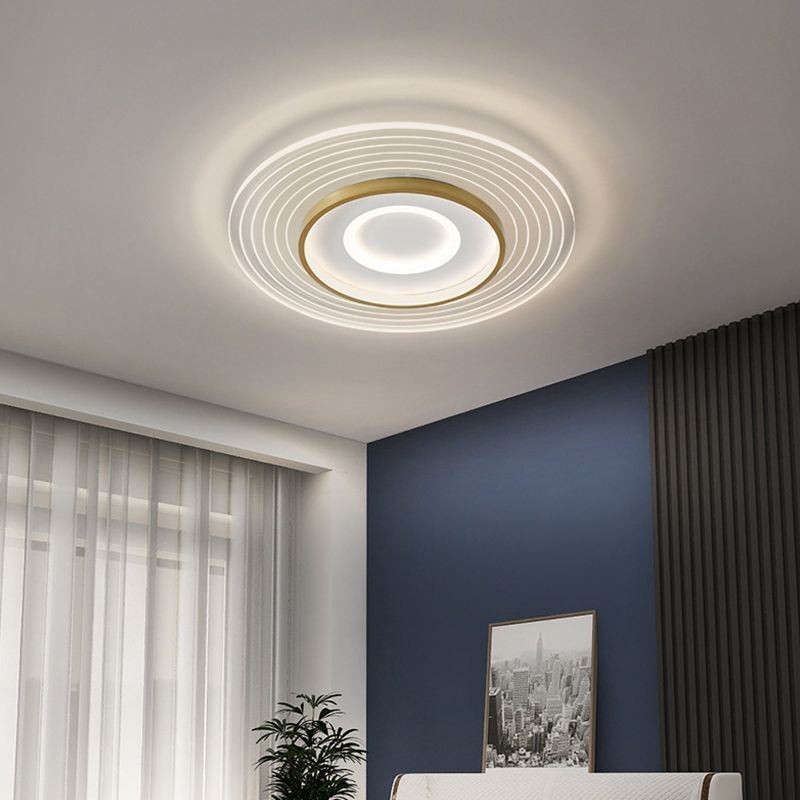 Plafoniera LED moderna rotonda a filo 36 W 55 x 55 x 6 cm