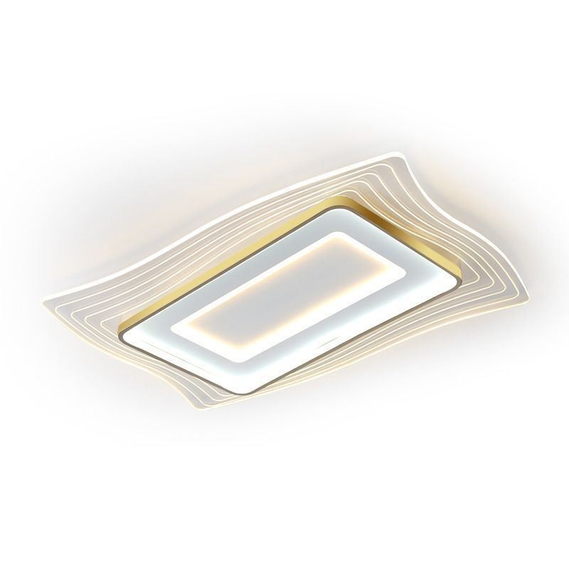 Plafoniera LED quadrata a filo moderna