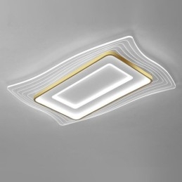 Plafoniera LED quadrata a filo moderna