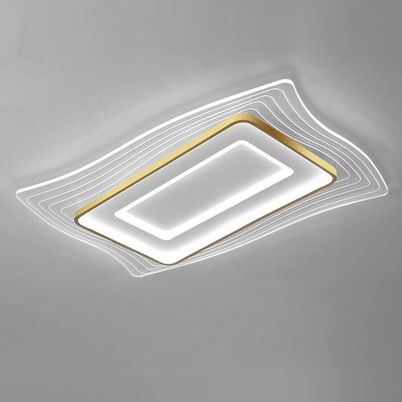 Plafoniera LED quadrata a filo moderna
