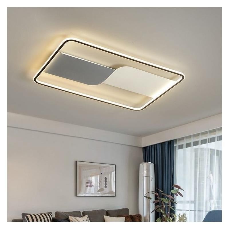 Plafoniera LED rettangolare a montaggio a filo 90 x 60 cm