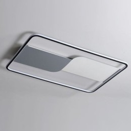 Plafoniera LED rettangolare a montaggio a filo 90 x 60 cm