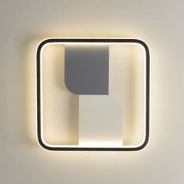 Plafoniera rotonda a filo LED nordica 3 luci 36 W 50 x 6 cm