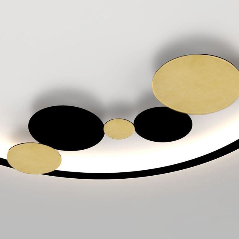 Plafoniera LED a filo nordica 36 W 50 x 6 cm