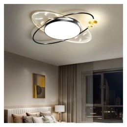 Plafoniera LED a filo moderna a forma di pianeta 36 W 50 x 6 cm