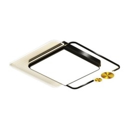 Plafoniera quadrata nordica in acrilico a filo 36 W 55 x 60 x 6 cm