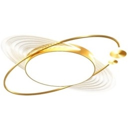 Plafoniera LED a montaggio a filo Creative Planet 36 W 50 x 6 cm