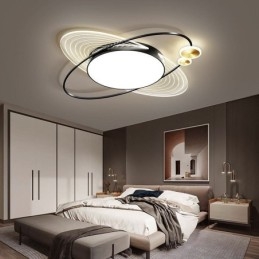 Plafoniera LED a montaggio a filo Creative Planet 36 W 50 x 6 cm