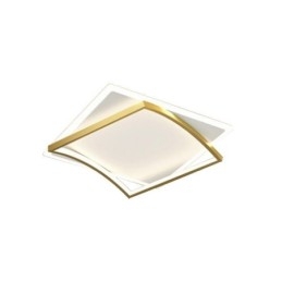 Plafoniera a filo nordica LED 2 luci 36 W 50 x 6 cm