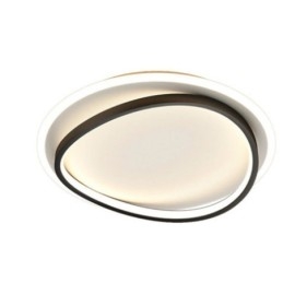 Plafoniera LED a filo nordica 2 luci 36 W 50 x 6 cm