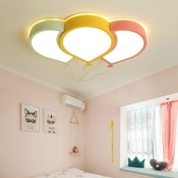 Plafoniera a filo moderna con paralume a palloncino, 3 luci, 36 W