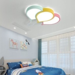 Plafoniera a filo moderna con paralume a palloncino, 3 luci, 36 W