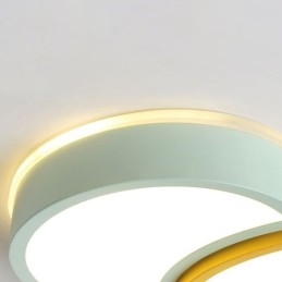 Plafoniera a filo moderna con paralume a palloncino, 3 luci, 36 W