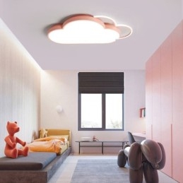 Modern Lights Plafoniera a nuvola a filo LED 36 W 2 luci 60 x 33 x 6 cm