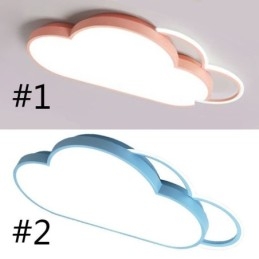 Modern Lights Plafoniera a nuvola a filo LED 36 W 2 luci 60 x 33 x 6 cm