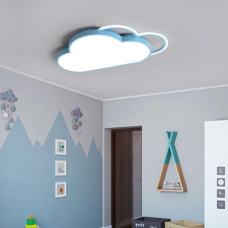 Modern Lights Plafoniera a nuvola a filo LED 36 W 2 luci 60 x 33 x 6 cm