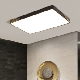 Plafoniera LED rettangolare moderna da incasso 90 x 60 x 8 cm 100 W