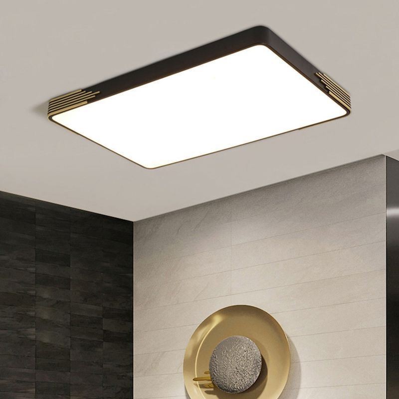 Plafoniera LED rettangolare moderna da incasso 90 x 60 x 8 cm 100 W