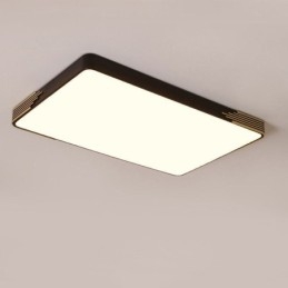 Plafoniera LED rettangolare moderna da incasso 90 x 60 x 8 cm 100 W