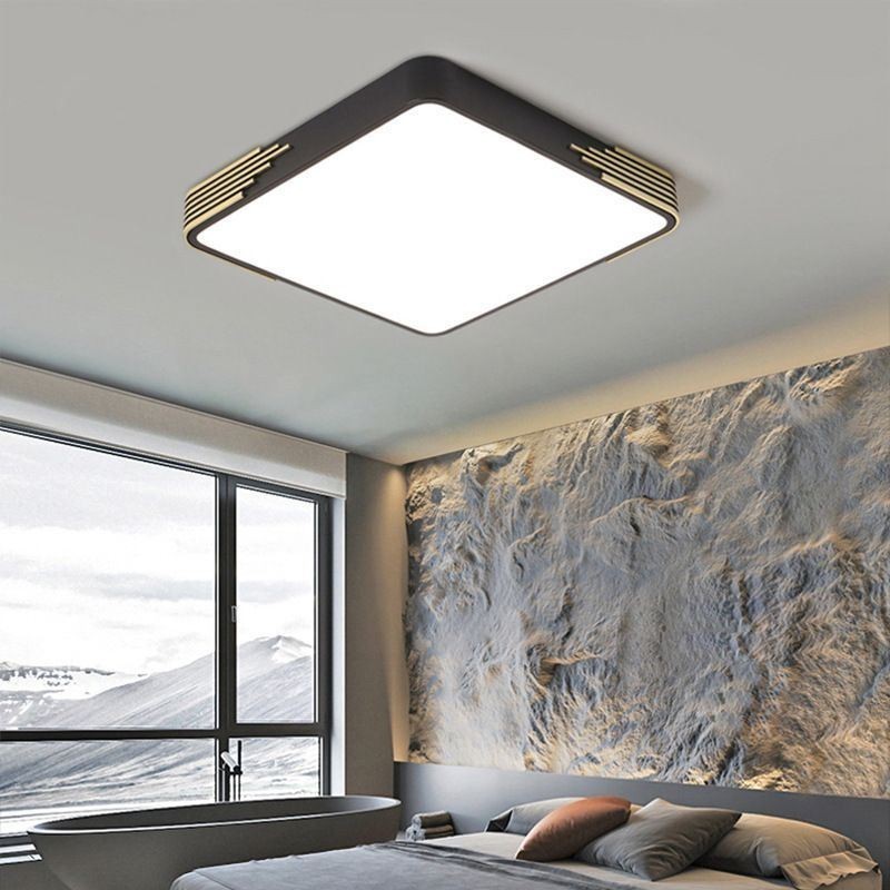 Plafoniera LED a filo quadrata 50 x 6 cm 36 W