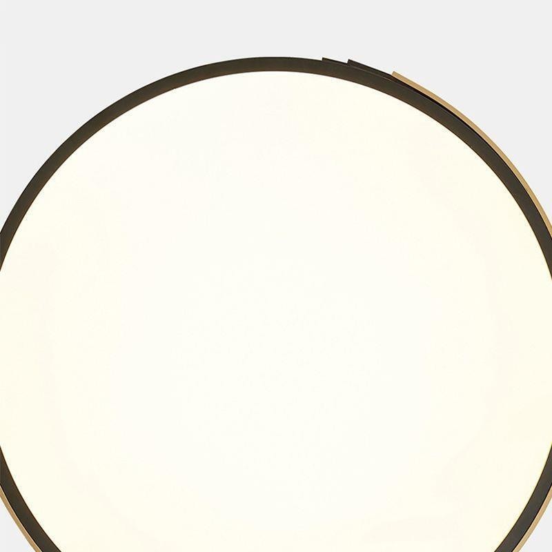 Plafoniera moderna a filo con illuminazione circolare 36 W 50 x 6 cm