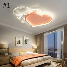 Plafoniera a filo LED a forma di cuore Modern Lights per ragazza 58 x 40 cm