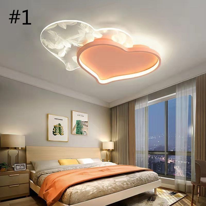 Plafoniera a filo LED a forma di cuore Modern Lights per ragazza 58 x 40 cm