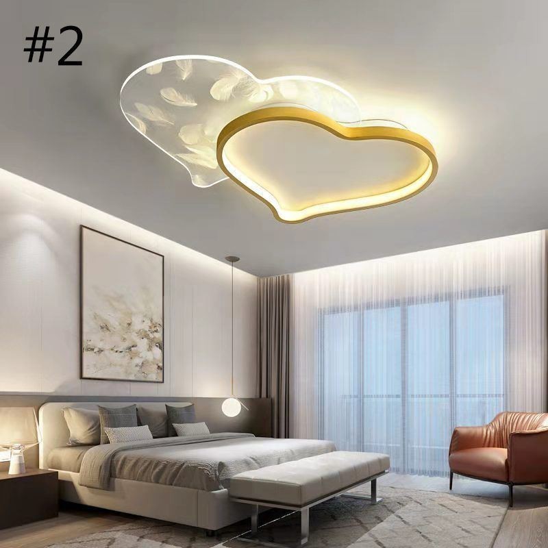 Plafoniera a filo LED a forma di cuore Modern Lights per ragazza 58 x 40 cm