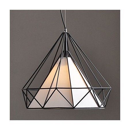 Lampadario moderno contemporaneo a 1 luce cromato in metallo