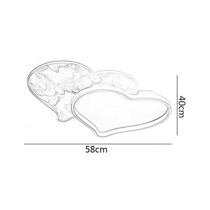 Plafoniera a filo LED a forma di cuore Modern Lights per ragazza 58 x 40 cm