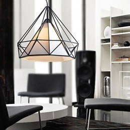 Lampadario moderno contemporaneo a 1 luce cromato in metallo