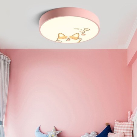 Plafoniera LED per bambini con animali e cartoni animati 24W/36W 40x8 cm/50x8 cm