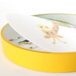 Plafoniera LED per bambini con animali e cartoni animati 24W/36W 40x8 cm/50x8 cm