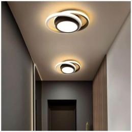 Plafoniera LED moderna quadrata 3 luci 36 W