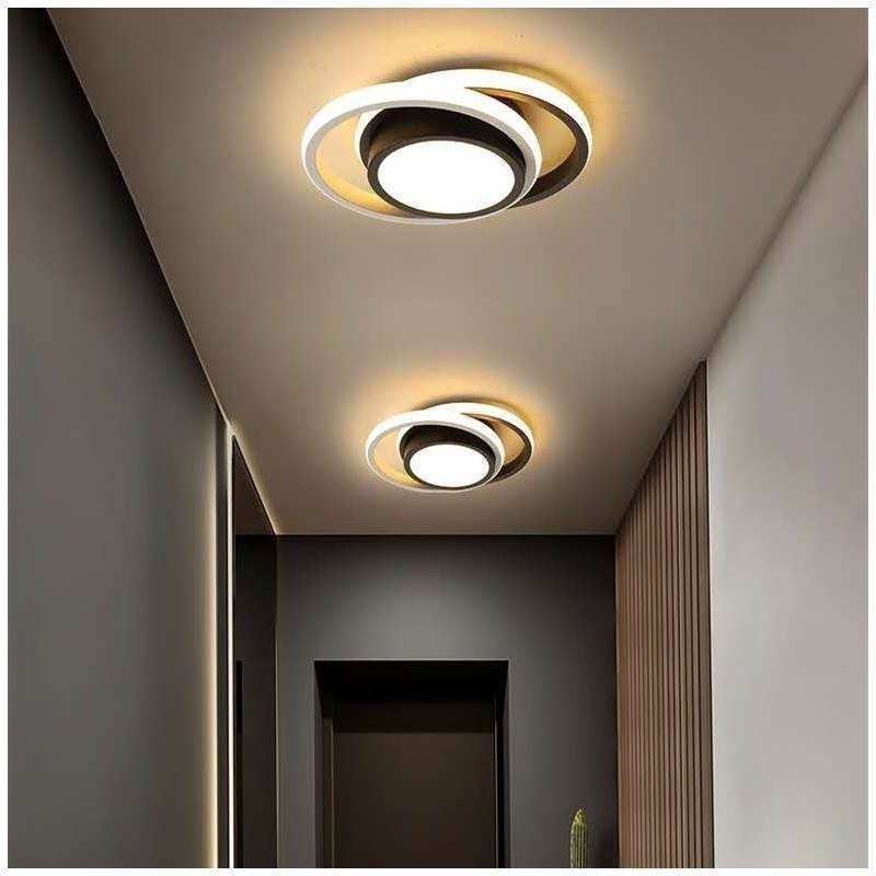 Plafoniera LED moderna quadrata 3 luci 36 W