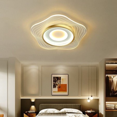 Plafoniera LED a stella da soffitto a filo 36 W