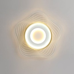 Plafoniera LED a stella da soffitto a filo 36 W