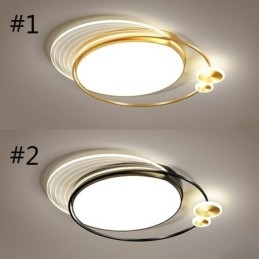 Plafoniera LED a filo con telecomando 36 W 50 x 6 cm