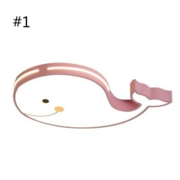 Plafoniera LED dimmerabile a filo con motivo delfino per bambini 36 W 60 x 36 x 5 cm