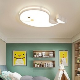 Plafoniera LED dimmerabile a filo con motivo delfino per bambini 36 W 60 x 36 x 5 cm