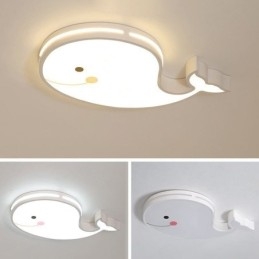 Plafoniera LED dimmerabile a filo con motivo delfino per bambini 36 W 60 x 36 x 5 cm