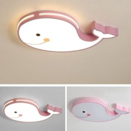 Plafoniera LED dimmerabile a filo con motivo delfino per bambini 36 W 60 x 36 x 5 cm