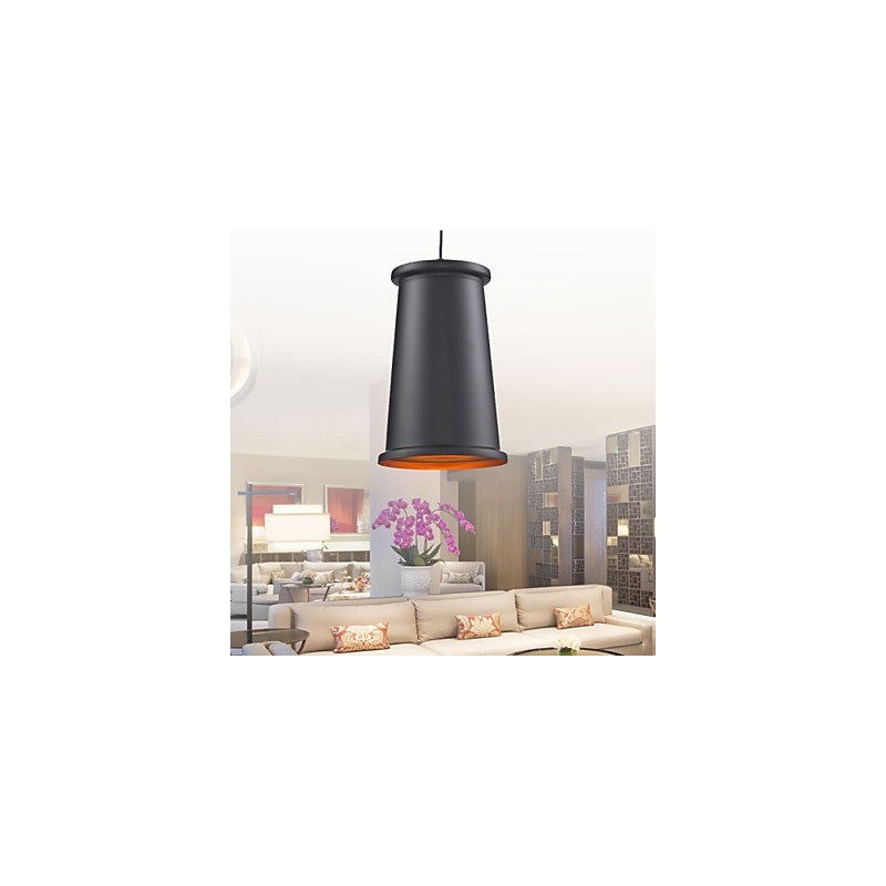 Lampadario mini moderno contemporaneo in metallo nero