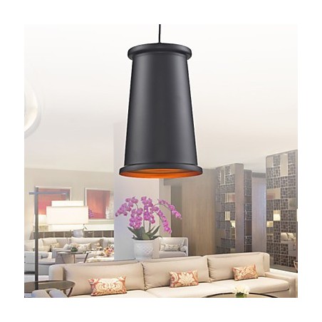 Lampadario mini moderno contemporaneo in metallo nero