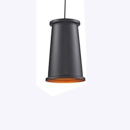 Lampadario mini moderno contemporaneo in metallo nero