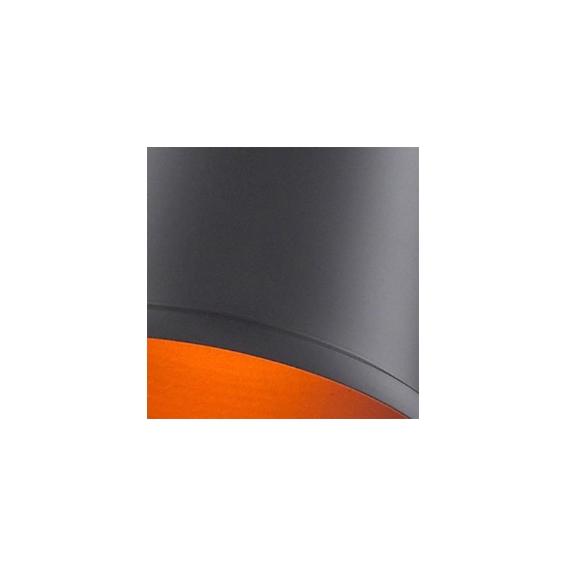 Lampadario mini moderno contemporaneo in metallo nero
